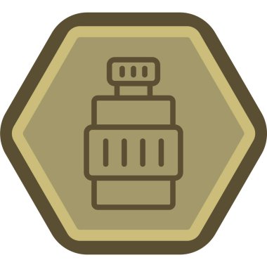 Şişe. Web simgesi basit illüstrasyon