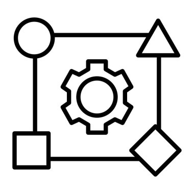 ayar vektör satırı simgesi
