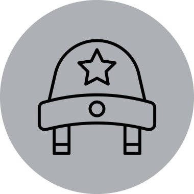 polis başlığı web vektör illüstrasyonu