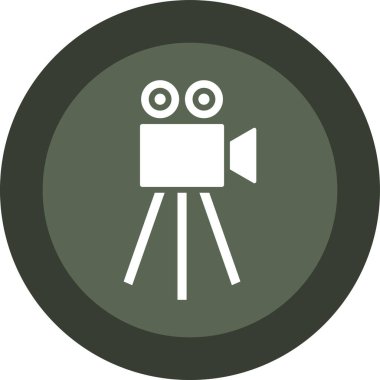 kamera simgesi vektör illüstrasyonu