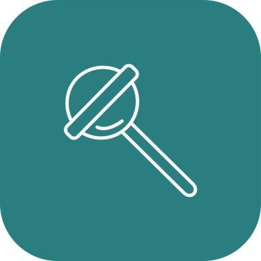 Benzersiz lolipop vektör simgesi