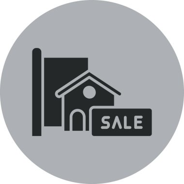 Satış evi. Basit tasarım.