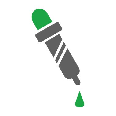 Beyaz arka plan üzerinde fırça simgesini