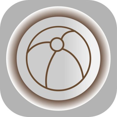 Bir pusula simgesinin vektör illüstrasyonu