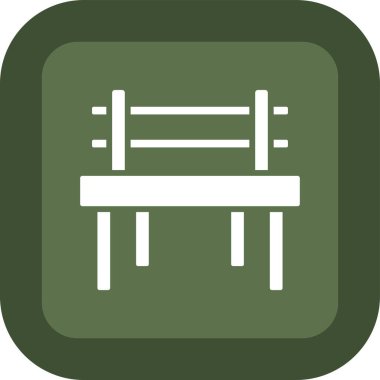 vektör dikenli simge, basit vektör illüstrasyonu