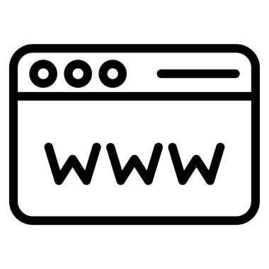 çevrimiçi tarayıcı satırı simgesi çizimi