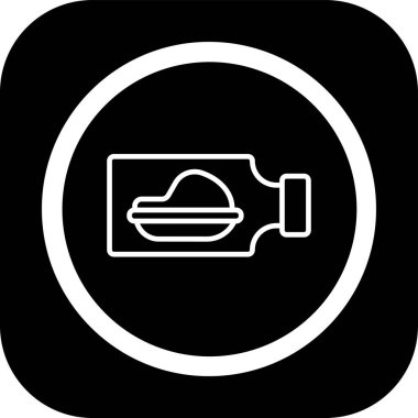 Gıda simgesinin vektör illüstrasyonu