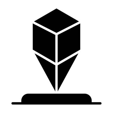 harita pin simgesi, vektör illüstrasyonu