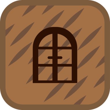 pencere simgesi vektör illüstrasyonu