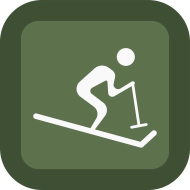 kayak simgesi, vektör illüstrasyonu