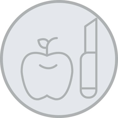 Apple vektör simgesi illüstrasyonu