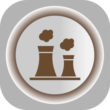 Petrol varil simgesi, düz stil