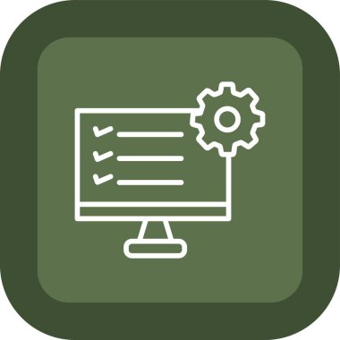 Belge simgesinin vektör illüstrasyonu