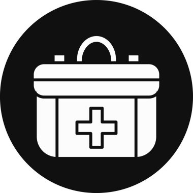 tıbbi malzeme simgesi, basit tasarım