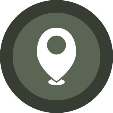 konum işaretleyici simgesi düz biçimli