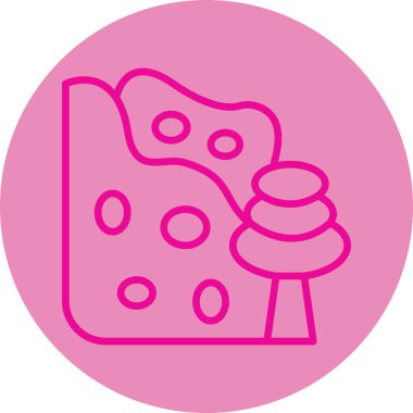 Gıda simgesinin vektör illüstrasyonu