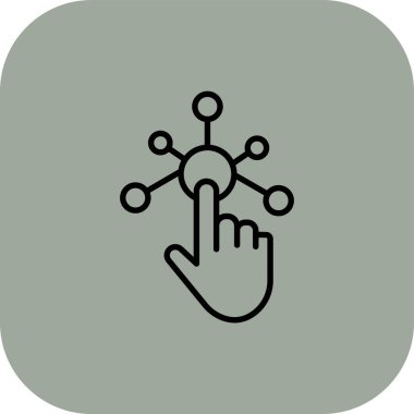 seo modern simgesinin vektör illüstrasyonu