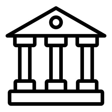 Banka binası simgesi, özet biçimi
