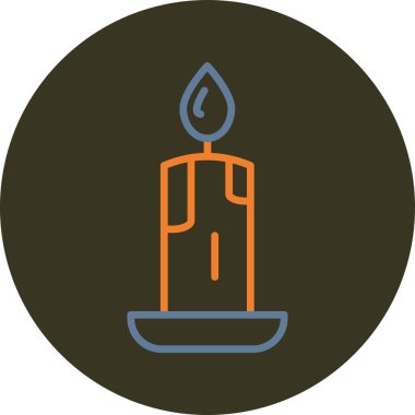 Mumlar. Web simgesi basit tasarım