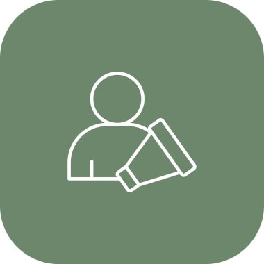 İş adamı simgesinin vektör illüstrasyonu