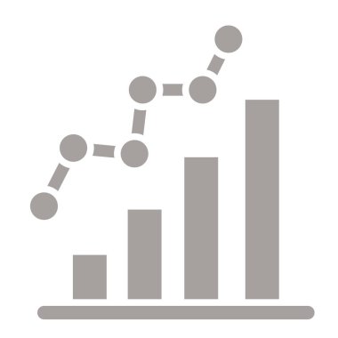 grafik ikonu vektör illüstrasyonu