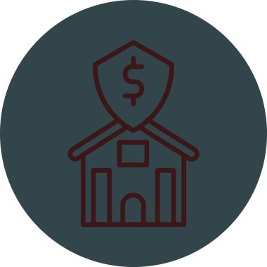 ev simgesi, vektör illüstrasyonu