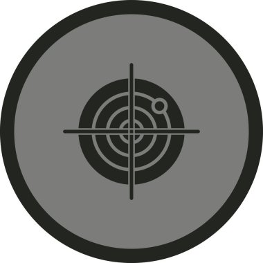 hedef simge vektör illüstrasyonu