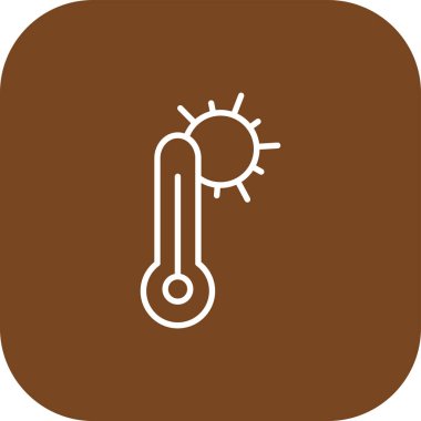 Vektör güneş simgesi illüstrasyonu