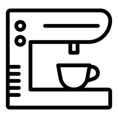 Kahve fincanı simgesi, taslak biçimi