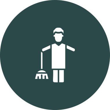 Bir kürek simgesinin vektör çizimi