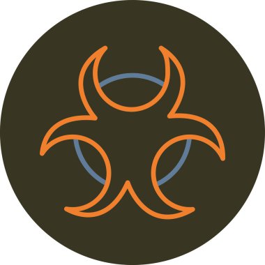 Eşsiz ateş sembolü vektör simgesi