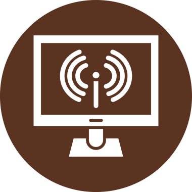 wifi simgesi vektör illüstrasyonu