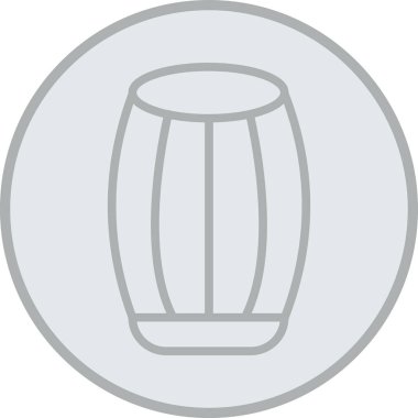 Bira cam ikonu. Vektör İllüstrasyonu