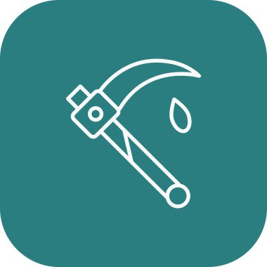 Bahçe simgesinin vektör illüstrasyonu