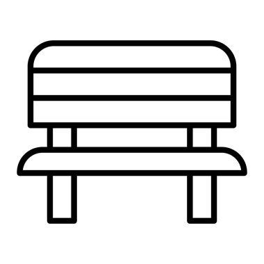 Yedek kulübesinde. Web için bank vektör simgelerinin özet çizimi