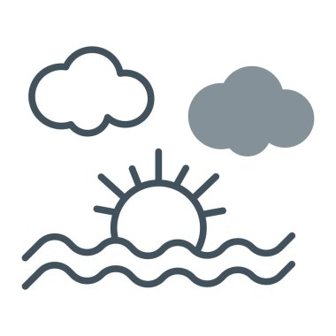 hava simgesi vektör illüstrasyonu