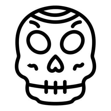 Ölü kafatası simgesi, satır biçimi