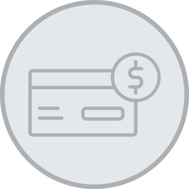 Dolar gagası vektör simgesi