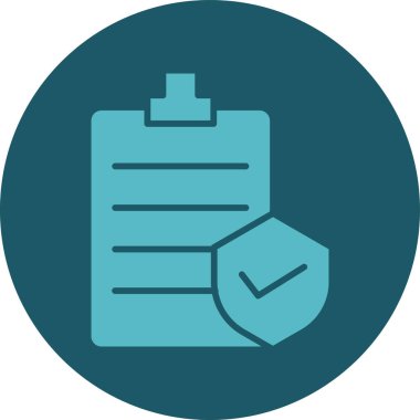 Kontrol Listesi Düz Vektör Simgesi