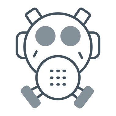 maske simgesi vektör illüstrasyonu