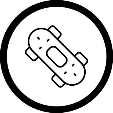 Araba simgesinin vektör illüstrasyonu