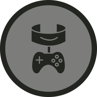 Moda biçimi izole edilmiş arkaplanda oyun simgesi