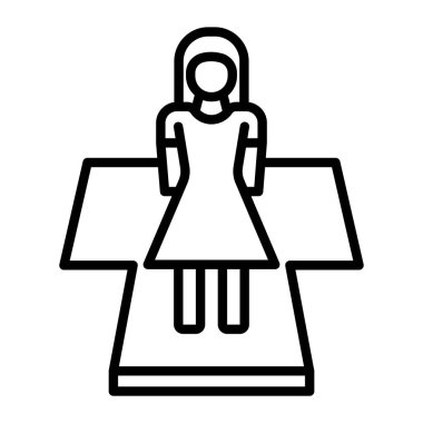 kadın öğrenci simgesi, özet biçimi