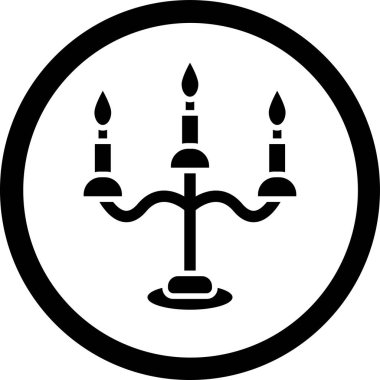 simge vektör çizim mumlar