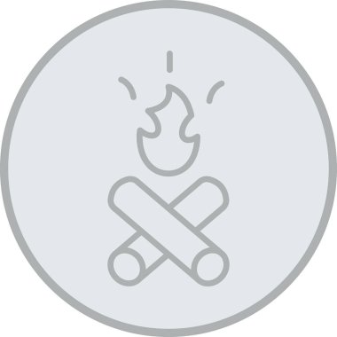 Modern b 'nin vektör illüstrasyonunda ateşten yoksun simge