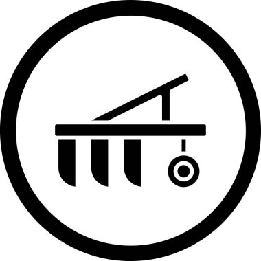 Modern bir simgenin vektör illüstrasyonu