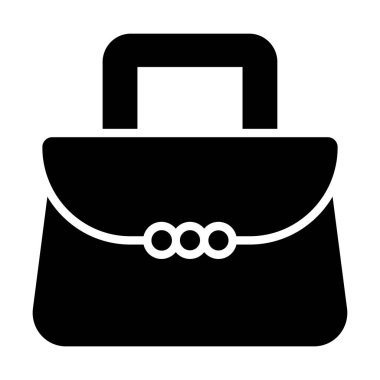 el çantası web simgesi, vektör çizim