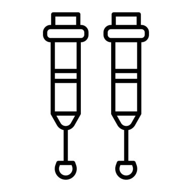 iki test tübü simgesi, özet biçimi