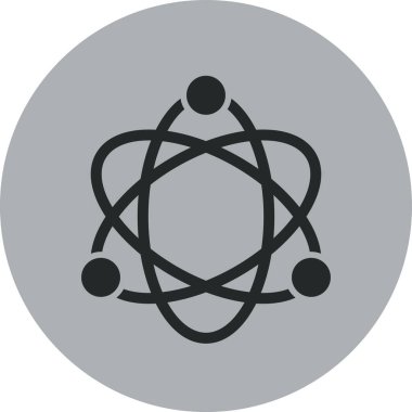 vektör atom simgesi illüstrasyonu