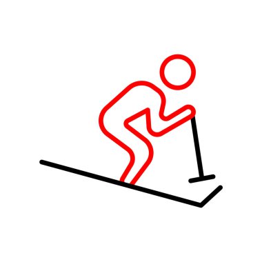 kayak sporu izole edilmiş ikon vektör illüstrasyon tasarımı